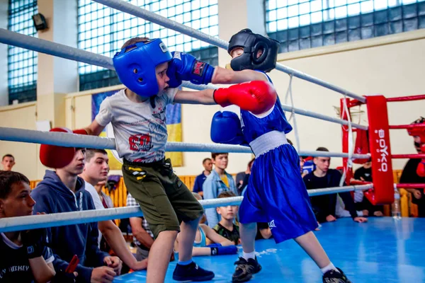 Odessa Ukraina Maj 2021 Boxningsturneringar Bland Barn Barnboxning Barnidrott Barn — Stockfoto