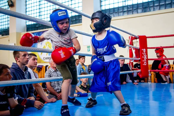 Odessa Ucrânia Maio 2021 Torneios Boxe Entre Crianças Boxe Infantil — Fotografia de Stock