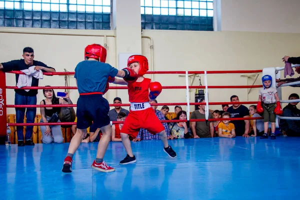 Odessa Ucrania Mayo 2021 Torneos Boxeo Entre Niños Boxeo Infantil —  Fotos de Stock