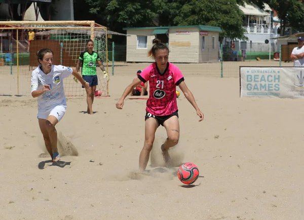 Odessa Ucrania Julio 2021 Copa Femenina Fútbol Ucrania Los Futbolistas — Foto de Stock