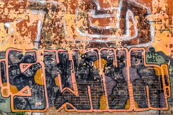 Mooie straatkunst graffiti. abstracte creatieve tekening mode — Stockfoto