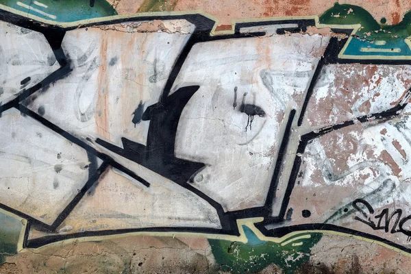 Piękne sztuki ulicy graffiti. streszczenie kreatywnych moda rysunek — Zdjęcie stockowe
