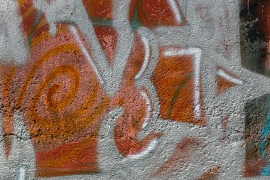красиві Вуличне мистецтво графіті. Анотація творчі малювання моди