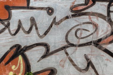 красиві Вуличне мистецтво графіті. Анотація творчі малювання моди