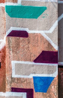 красиві Вуличне мистецтво графіті. Анотація творчі малювання моди