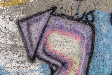 красиві Вуличне мистецтво графіті. Анотація творчі малювання моди