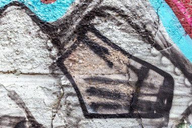 красиві Вуличне мистецтво графіті. Анотація творчі малювання моди