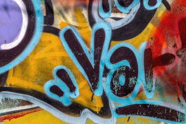 красиві Вуличне мистецтво графіті. Анотація творчі малювання моди