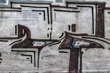 красиві Вуличне мистецтво графіті. Анотація творчі малювання моди