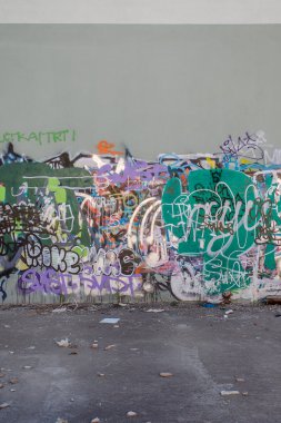 красиві Вуличне мистецтво графіті. Анотація творчі малювання моди