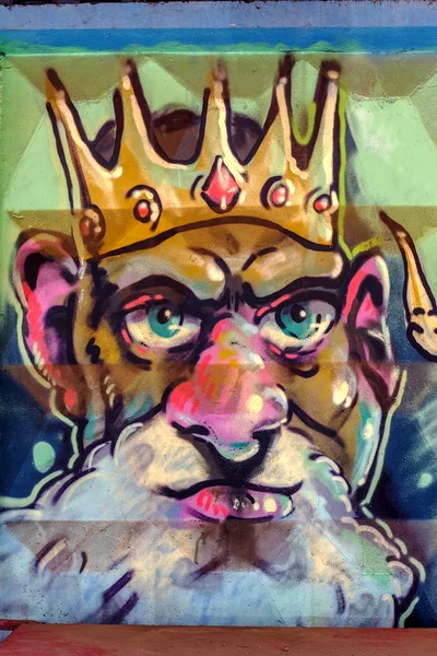 красиві Вуличне мистецтво графіті. Анотація творчі малювання моди