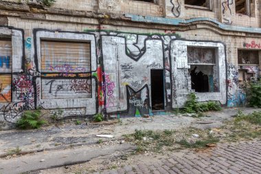 красиві Вуличне мистецтво графіті. Анотація творчі малювання моди