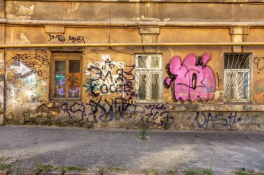 красиві Вуличне мистецтво графіті. Анотація творчі малювання моди