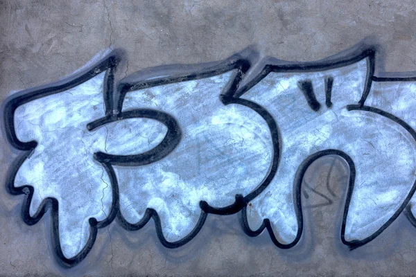 Vackra gatukonst graffiti. abstrakt kreativa ritning mode — Stockfoto