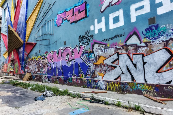 красиві Вуличне мистецтво графіті. Анотація творчі малювання моди