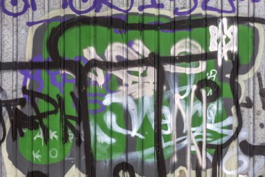 красиві Вуличне мистецтво графіті. Анотація творчі малювання моди