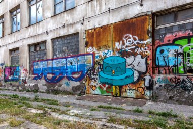 красиві Вуличне мистецтво графіті. Анотація творчі малювання моди