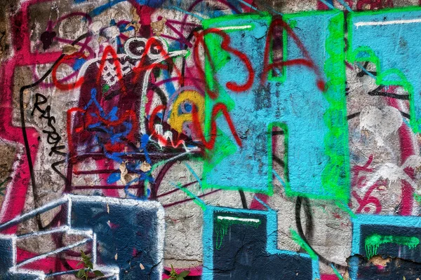 Vackra gatukonst graffiti. abstrakt kreativa ritning mode — Stockfoto