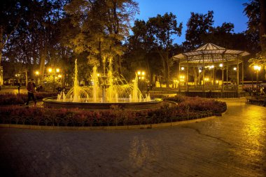 Odessa, Ukrayna - 15 Ekim 2014: Kültür Park ve dinlenme 