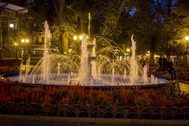 Odessa, Ukrayna - 15 Ekim 2014: Kültür Park ve dinlenme 