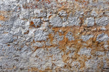 Güzel eski duvar büyük çatlaklar ve doku ile. Olarak kullanılabilir