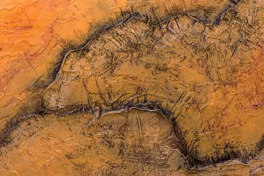 taş cephe fresk duvar dekorasyonu. Kısma görüntü kovboy Ind