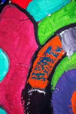 красиві Вуличне мистецтво графіті. Анотація творчі малювання моди