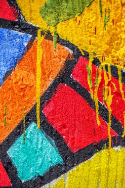 красиві Вуличне мистецтво графіті. Анотація творчі малювання моди