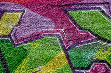 красиві Вуличне мистецтво графіті. Анотація творчі малювання моди