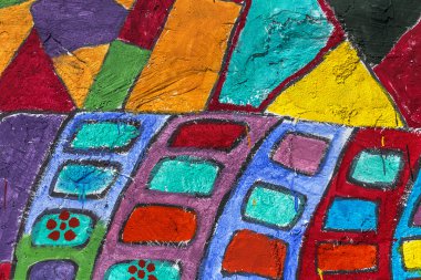 красиві Вуличне мистецтво графіті. Анотація творчі малювання моди