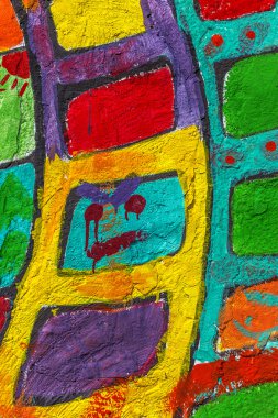 красиві Вуличне мистецтво графіті. Анотація творчі малювання моди