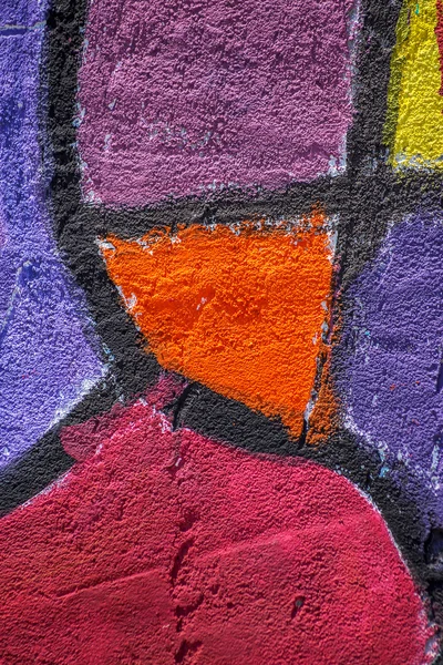 Hermoso graffiti de arte urbano. Moda abstracta dibujo creativo — Foto de Stock