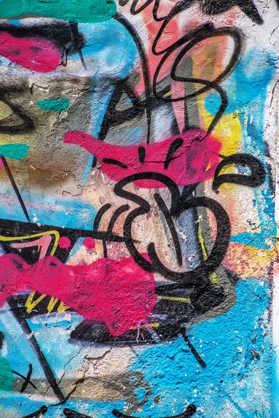красиві Вуличне мистецтво графіті. Анотація творчі малювання моди