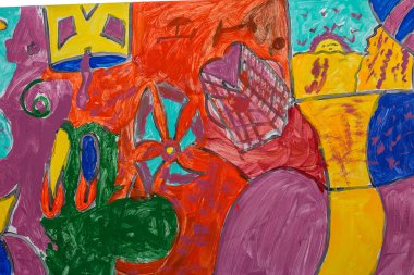 красиві Вуличне мистецтво графіті. Анотація творчі малювання моди