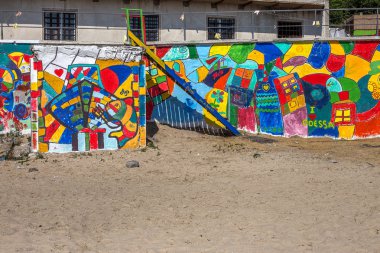 красиві Вуличне мистецтво графіті. Анотація творчі малювання моди