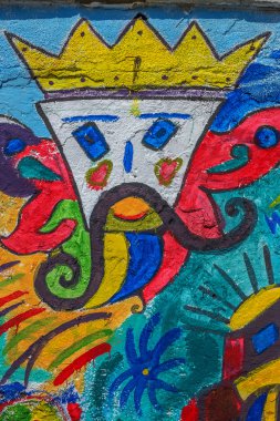 красиві Вуличне мистецтво графіті. Анотація творчі малювання моди