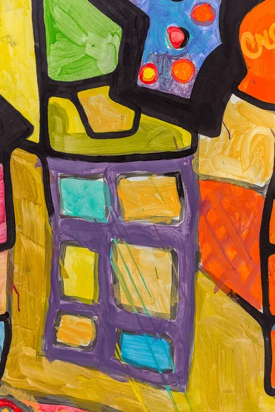 красиві Вуличне мистецтво графіті. Анотація творчі малювання моди