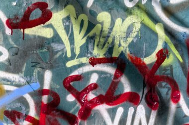 красиві Вуличне мистецтво графіті. Анотація творчі малювання моди