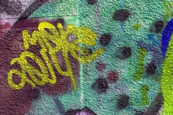 Piękne sztuki ulicy graffiti. streszczenie kreatywnych moda rysunek — Zdjęcie stockowe