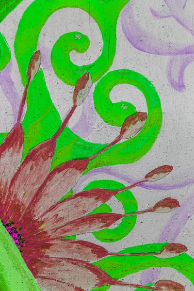 Mooie straatkunst graffiti. abstracte creatieve tekening mode — Stockfoto