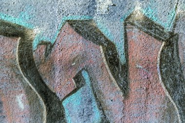 красиві Вуличне мистецтво графіті. Анотація творчі малювання моди