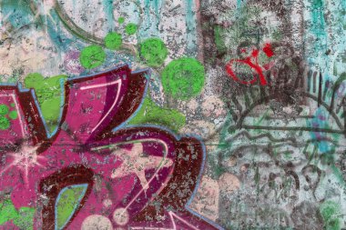 красиві Вуличне мистецтво графіті. Анотація творчі малювання моди