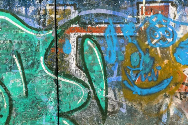 Vackra gatukonst graffiti. abstrakt kreativa ritning mode — Stockfoto