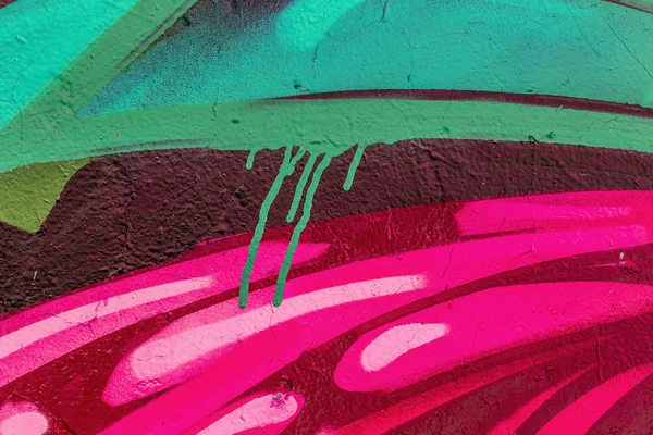 Schöne Street-Art-Graffiti. abstrakte kreative Zeichenkunst — Stockfoto