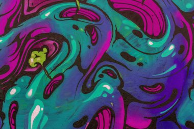 красиві Вуличне мистецтво графіті. Анотація творчі малювання моди