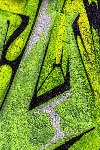 Hermoso graffiti de arte urbano. Moda abstracta dibujo creativo — Foto de Stock