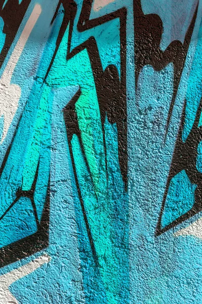 Hermoso graffiti de arte urbano. Moda abstracta dibujo creativo — Foto de Stock