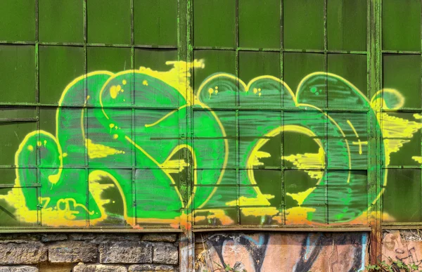 Vackra gatukonst graffiti. abstrakt kreativa ritning mode — Stockfoto