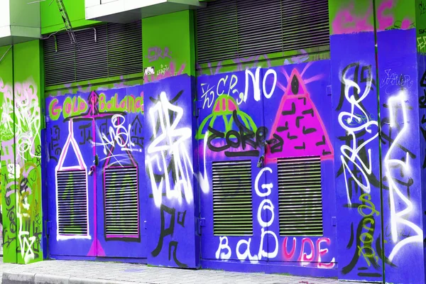 Graffiti abstrakte kreative Hintergrundfarbe — Stockfoto