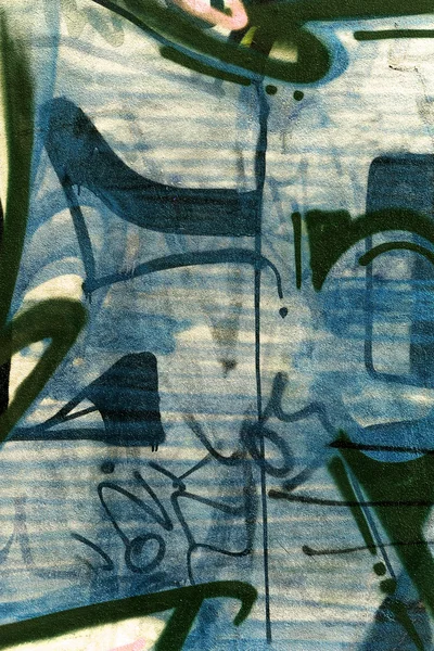 Barva pozadí abstraktní kreativní graffiti — Stock fotografie